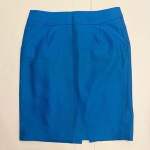 J. CREW Blue Pencil Skirt - size 6